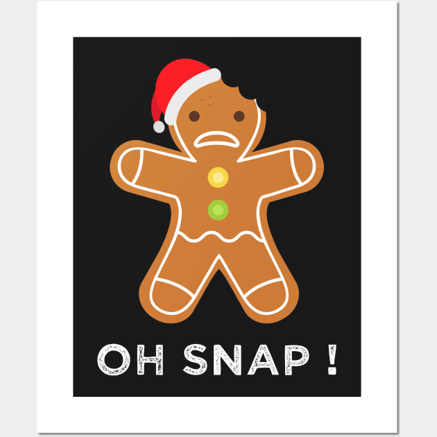 Oh snap ! gingerbread Wall Art by captainmood